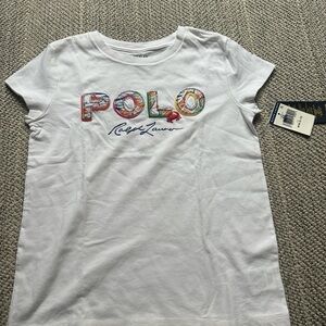 Polo by Ralph Lauren Kids White Graphic Tee